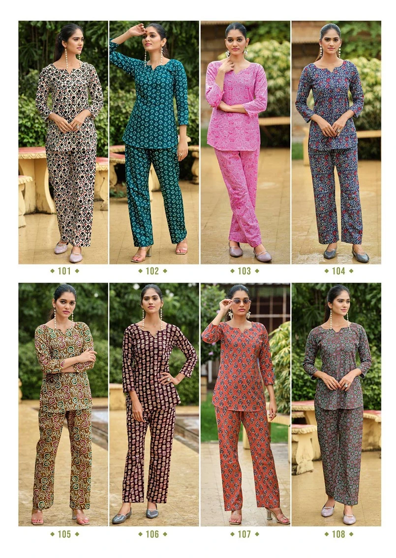 Lakhani Sineman Vol 1 Cotton Wholesale Co-Ord Set Catalog — Wholesale Kurtis, MPA wholesale from Surat — view 9